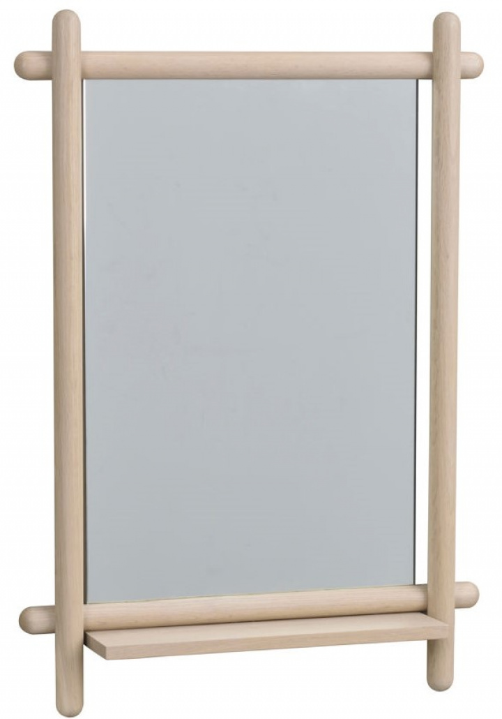 Spegel \'Milford\' 52x74 cm - Vitpigmenterad i gruppen INREDNING / Dekoration / Speglar hos Reforma (119523)
