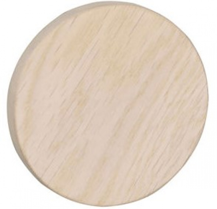 Väggknopp \'Milford\' 8cm - Vitpigmenterad i gruppen Möbler / Hyllor & förvaring / Klädhängare hos Reforma (119528)