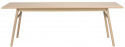 Matbord \'Nevis\' 220x90cm - Vitpigmenterad Ek