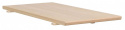 Tilläggsskiva \'Nevis\' 45x90cm - Vitpigmenterad Ek