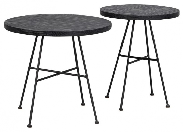 Satsbord \'Grafton\' 2st - Svart i gruppen Möbler / Bord / Soffbord hos Reforma (119659)