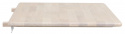 Tilläggsskiva \'Tyler\' 50x90cm - Vitpigmenterad Ek