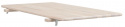 Tilläggsskiva \'Tyler\' 50x90cm - Vitpigmenterad Ek