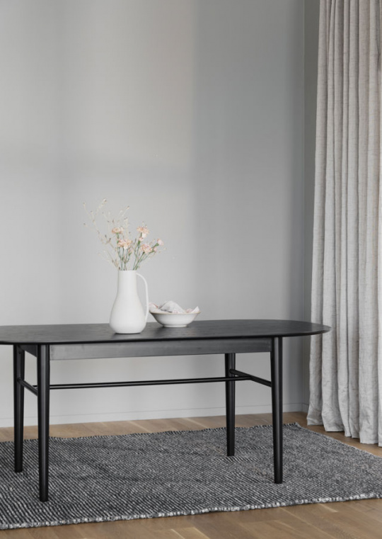 Matbord \'Akita\' - Svart 190x90cm