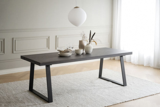 Matbord \'Brooklyn\' - Brun/Svart 220x95cm