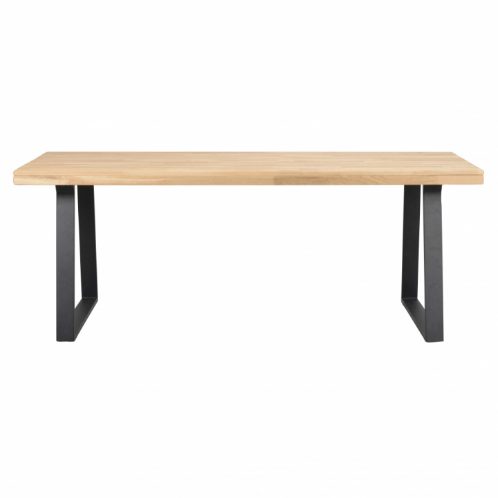 Matbord 'Brooklyn' 170x95cm - Natur/Svart