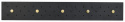 Kroklist \'Malone\' - Svart/ Guld