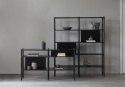 Bokhylla \'Holton\' 140x166 - Svart