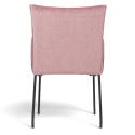 Fåtölj \'Dion\' - Sammet/Rosa