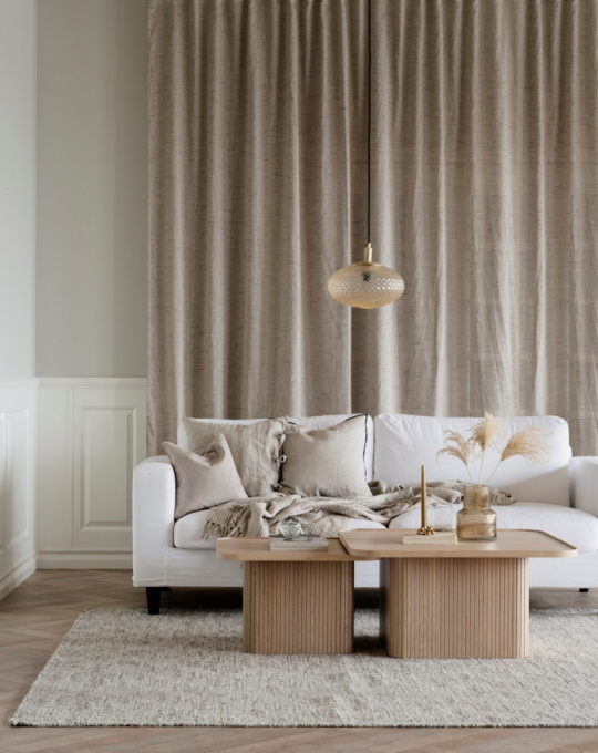 Soffbord \'Sullivan\' 60x60 - Vitpigmenterad