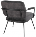 Loungestol \'Prescott\' - Grå/ Svart