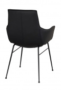 Karmstol \'Lowell\' - Svart