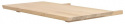 Tilläggsskiva \'Carradale\' 50x100cm - Vitpigmenterad