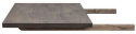 Tilläggsskiva \'Carradale\' 50x100cm - Brun