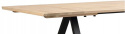 Matbord \'Carradale\' 220x100cm - Vitpigmenterad/A-ben