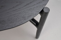 Soffbord \'Holton\' Ø80 - Svart
