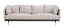 Soffa \'Shelton\' 3-sits - Grå