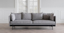 Soffa \'Shelton\' 3-sits - Grå