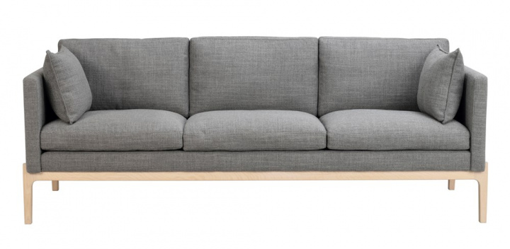 Soffa \'Ness\' 3-sits - Grå/Vitpigmenterad i gruppen Möbler / Soffor hos Reforma (120400)