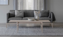 Soffa \'Ness\' 3-sits - Grå/Vitpigmenterad