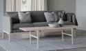Soffa \'Ness\' 3-sits - Grå/Vitpigmenterad
