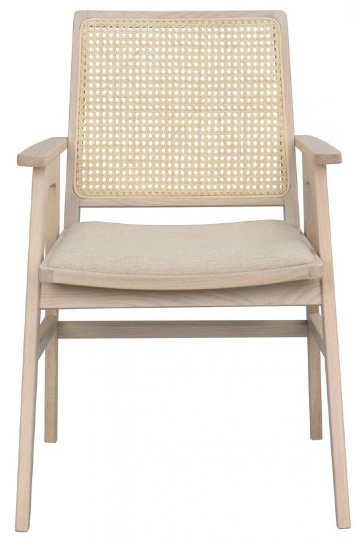 Karmstol 'Prestwick' - Vitpigmenterad/Beige