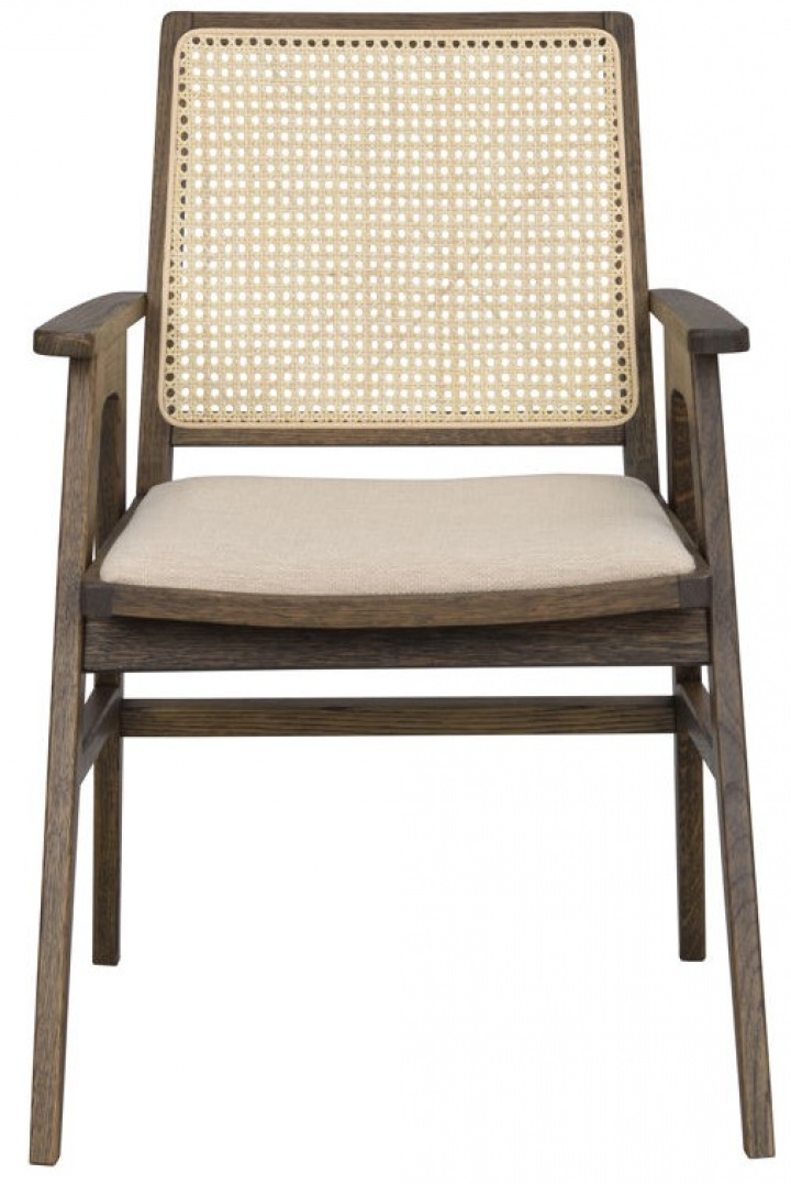Karmstol 'Prestwick' - Brun/ Beige