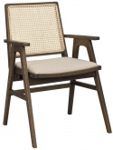 Karmstol \'Prestwick\' - Brun/ Beige