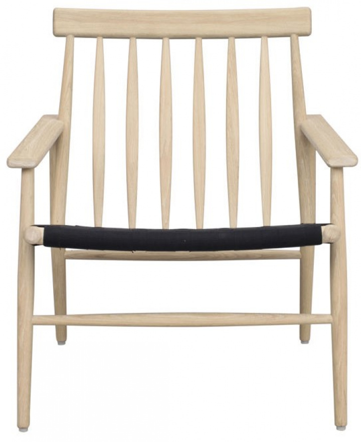 Loungestol 'Canwood' - Vitpigmenterad