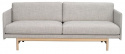 Soffa \'Hammond\' 2-sits - Grå/Natur