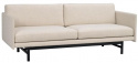 Soffa \'Hammond\' 2-sits - Beige/Svart