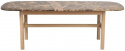 Soffbord \'Hammond\' 135x62 - Natur/Marmor