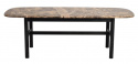 Soffbord \'Hammond\' 135x62cm - Svart/Marmor