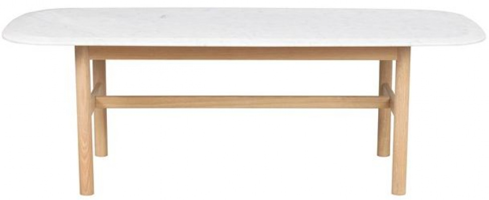 Soffbord \'Hammond\' 135x62 - Natur/Marmor