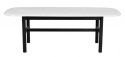 Soffbord \'Hammond\' 135x62cm - Svart/Marmor