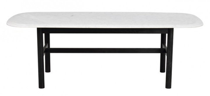 Soffbord \'Hammond\' 135x62cm - Svart/Marmor i gruppen Möbler / Bord / Soffbord hos Reforma (120595)