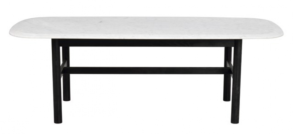 Soffbord \'Hammond\' 135x62 - Svart/Marmor