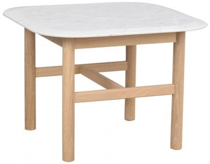 Sidobord \'Hammond\' 62x62 - Natur/Marmor i gruppen Möbler / Bord / Sidobord hos Reforma (120596)