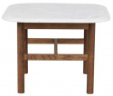 Sidobord \'Hammond\' 62x62cm - Brun/Marmor