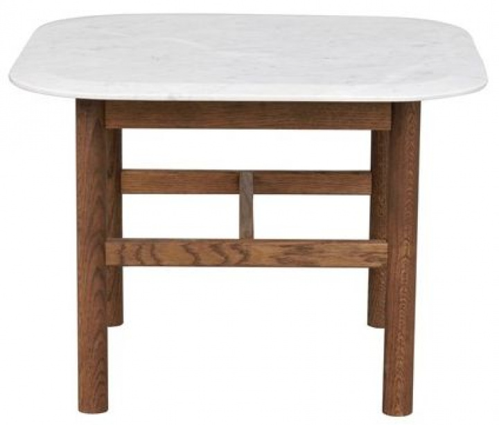 Sidobord \'Hammond\' 62x62cm - Brun/Marmor i gruppen Möbler / Bord / Sidobord hos Reforma (120597)