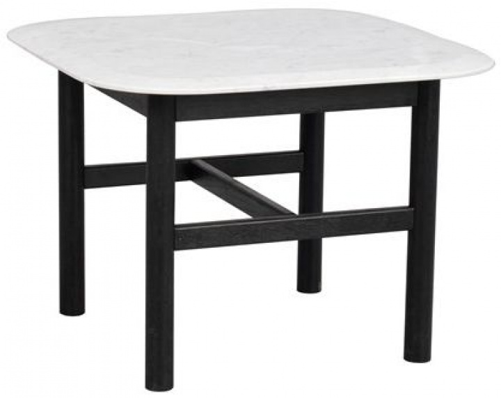 Sidobord \'Hammond\' 62x62 - Svart/Marmor i gruppen Möbler / Bord / Sidobord hos Reforma (120598)