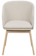 Karmstol \'Windham\' - Beige/Ek