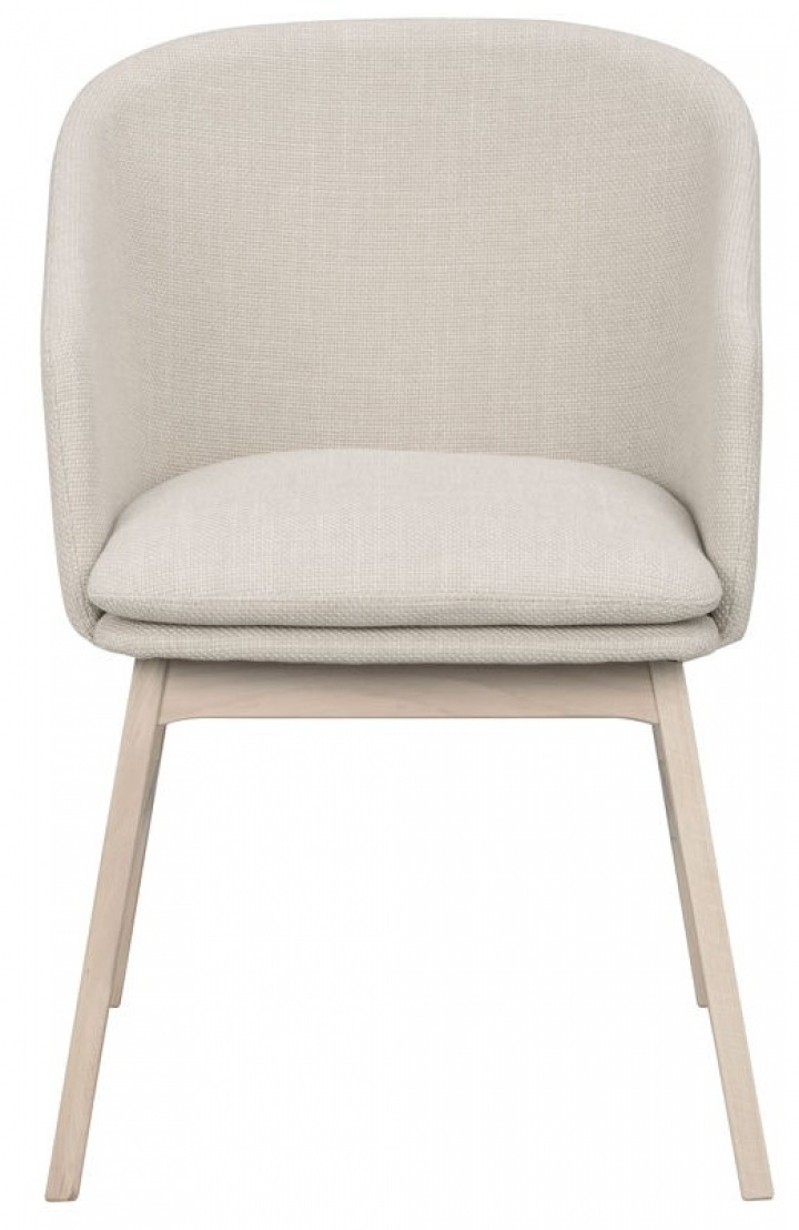 Karmstol 'Windham' - Beige/Vitpigmenterad
