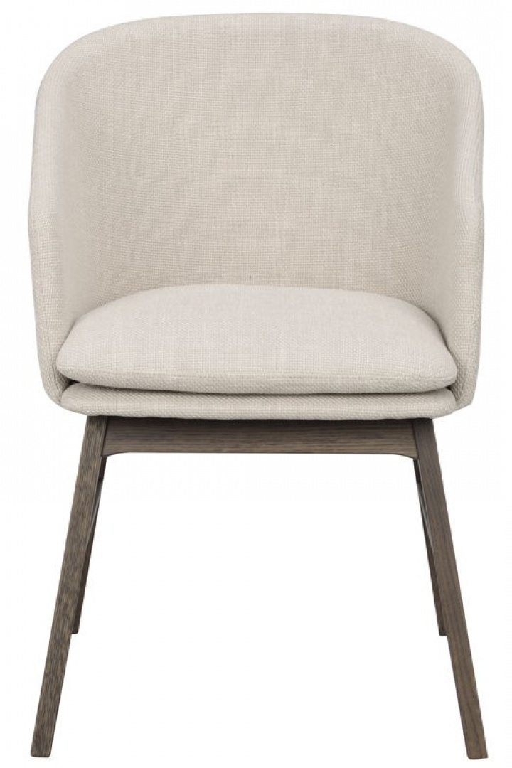 Karmstol 'Windham' - Beige/Brun