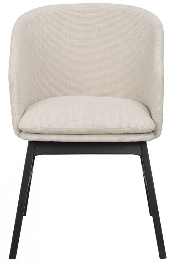 Karmstol 'Windham' - Beige/Svart
