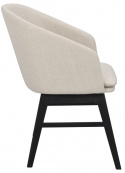 Karmstol \'Windham\' - Beige/Svart
