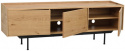 Tv-Bänk \'Brewerton\' - Ek/Svart