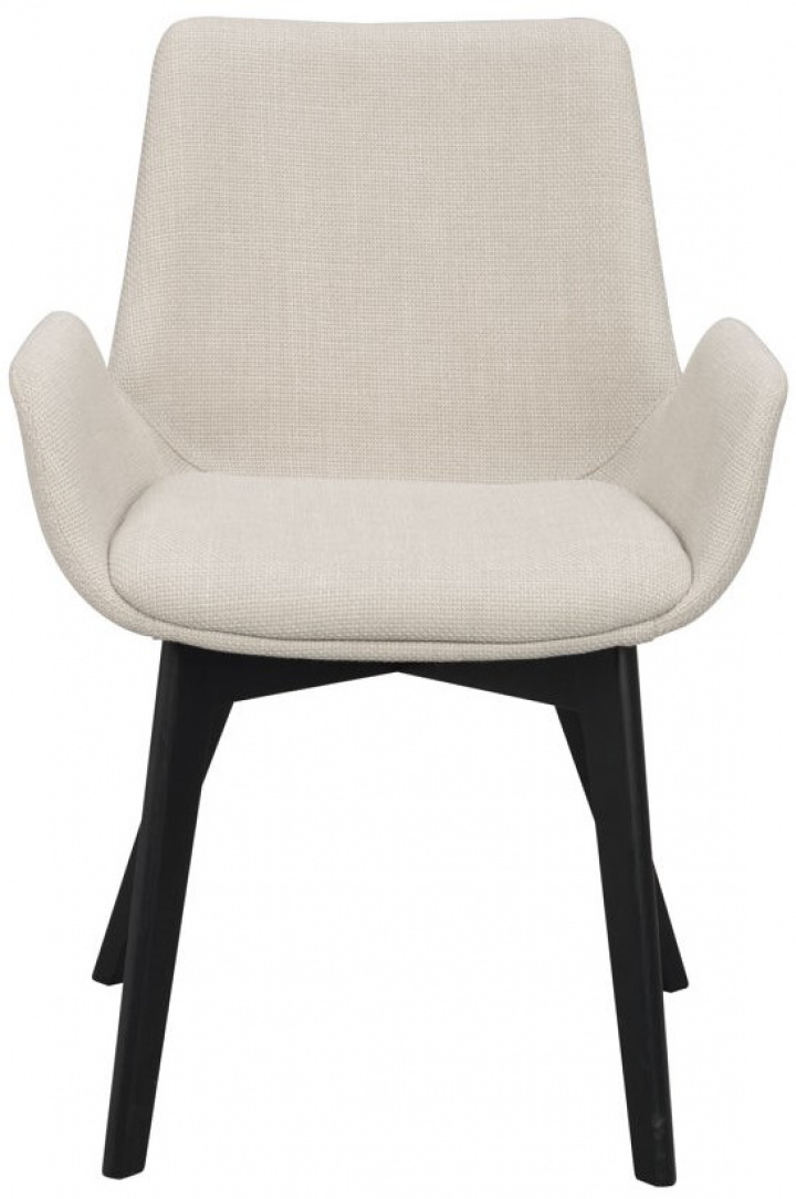 Karmstol \'Drimsdale\' - Beige/Svart i gruppen Möbler / Sittmöbler / Stolar hos Reforma (120807)