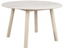 Matbord \'Taransay\' Runt 125cm - Beige/ Vitpigmenterad