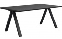 Matbord \'Carradale\' 170x100cm - Svart/V-ben